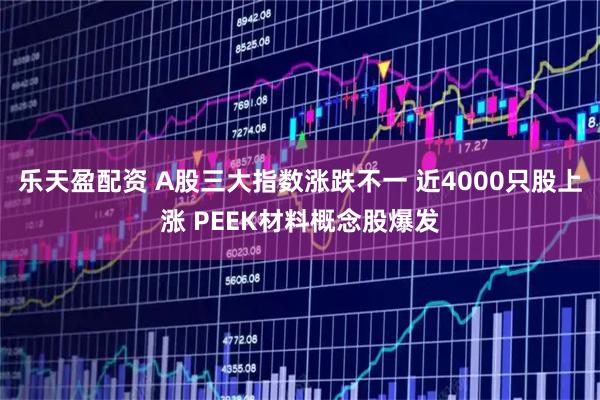 乐天盈配资 A股三大指数涨跌不一 近4000只股上涨 PEEK材料概念股爆发